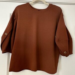 Anthropologie Top Button Detail